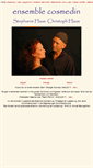 Mobile Screenshot of ensemble-cosmedin.de